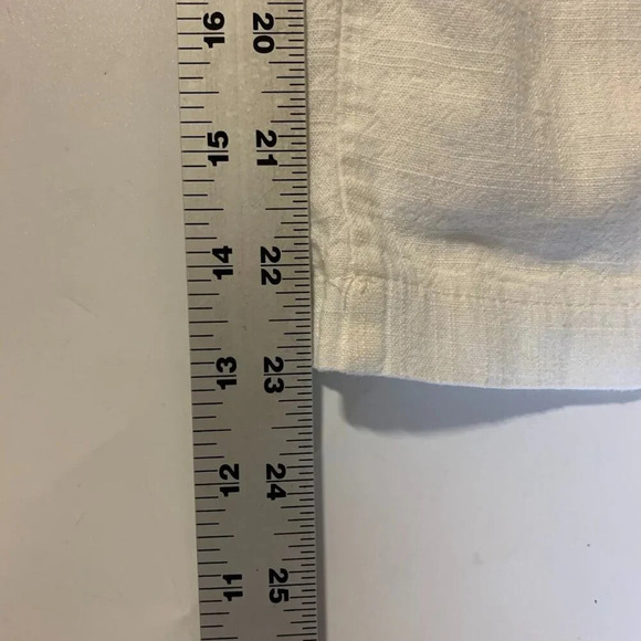 Princess Polly Women's Cotton Linen Blend Elastic Waist Wide Leg Pants Size 12 - Picture 14 of 14